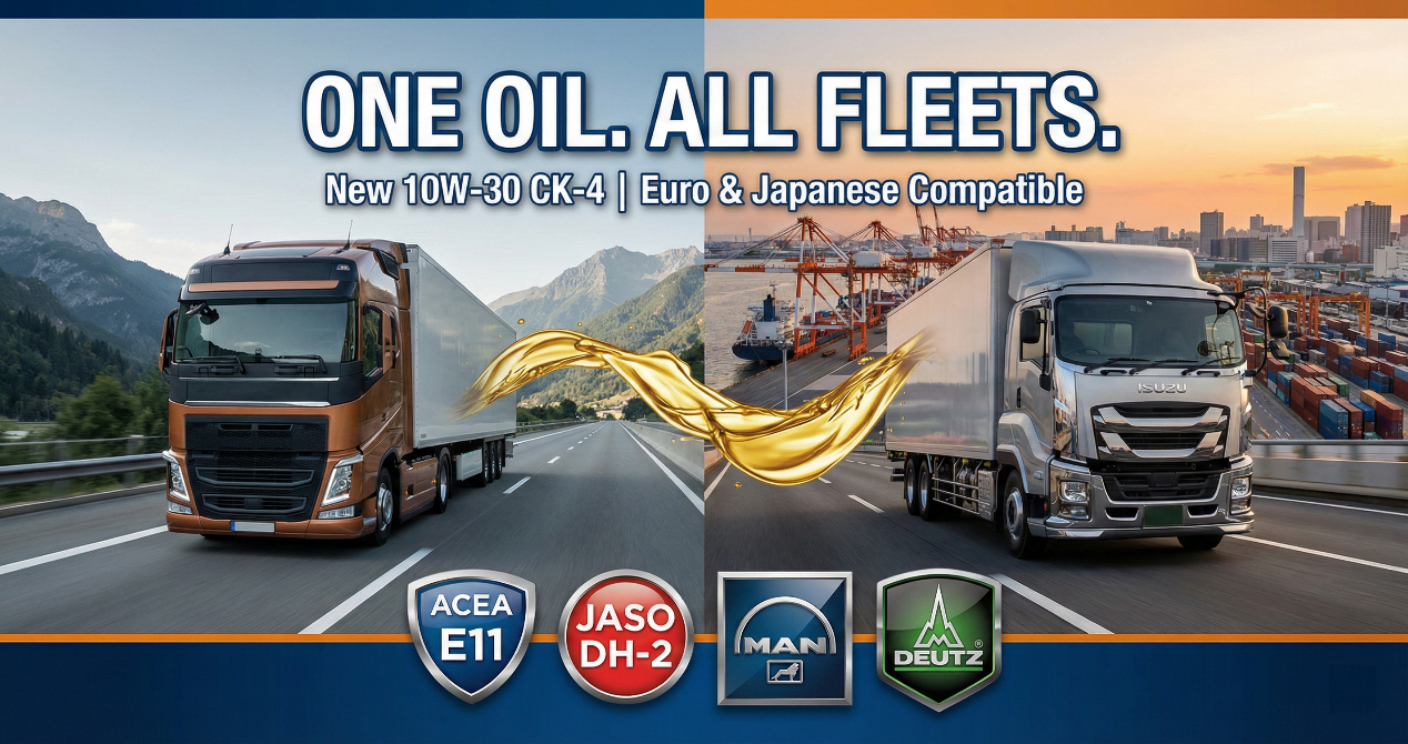 [Product Upgrade Notice] 10W-30 Heavy-Duty Engine Oil Comprehensive Evolution — The Perfect Solution for Both European and Japanese Models