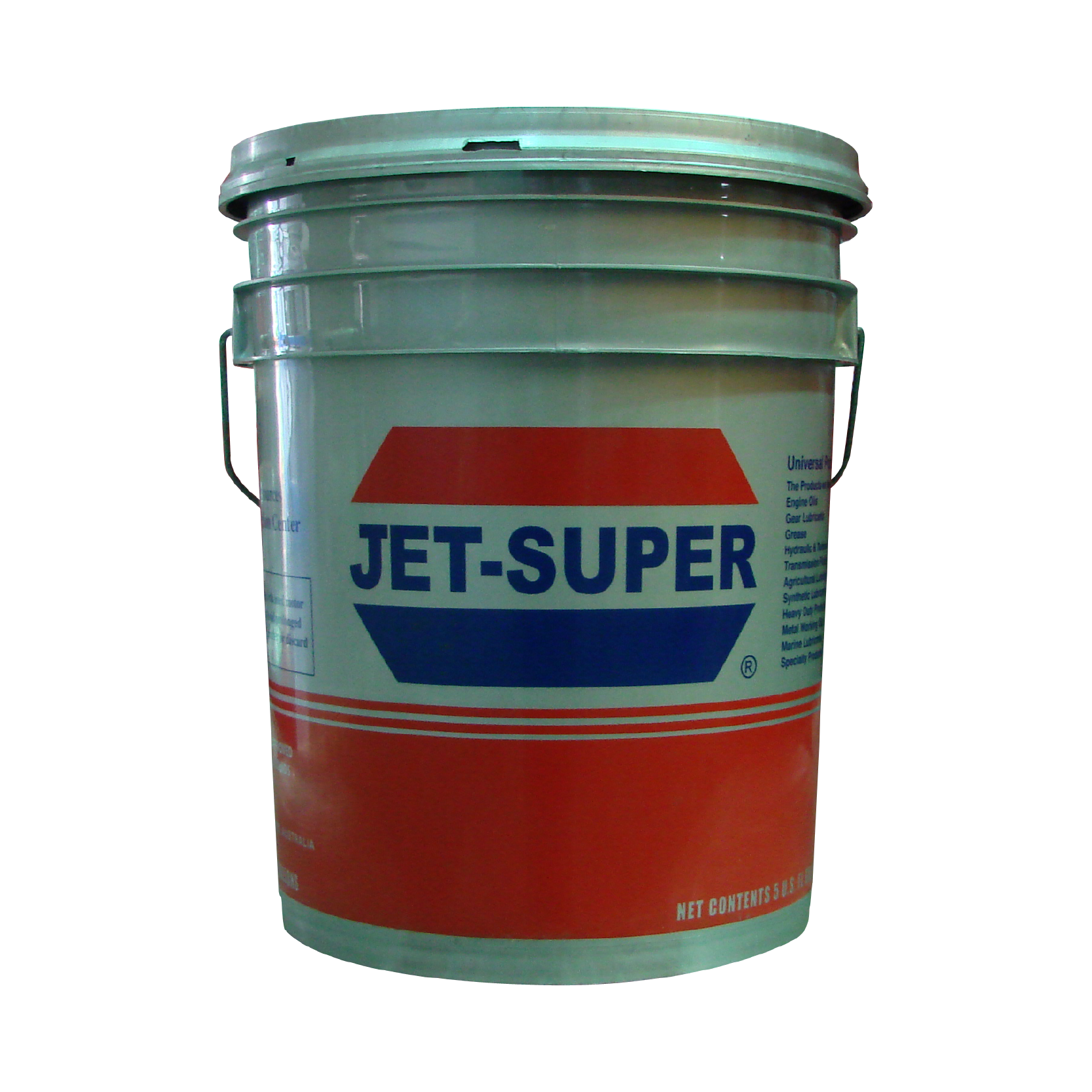 JET-SUPER OIL 5 GALLON PAIL GRAY